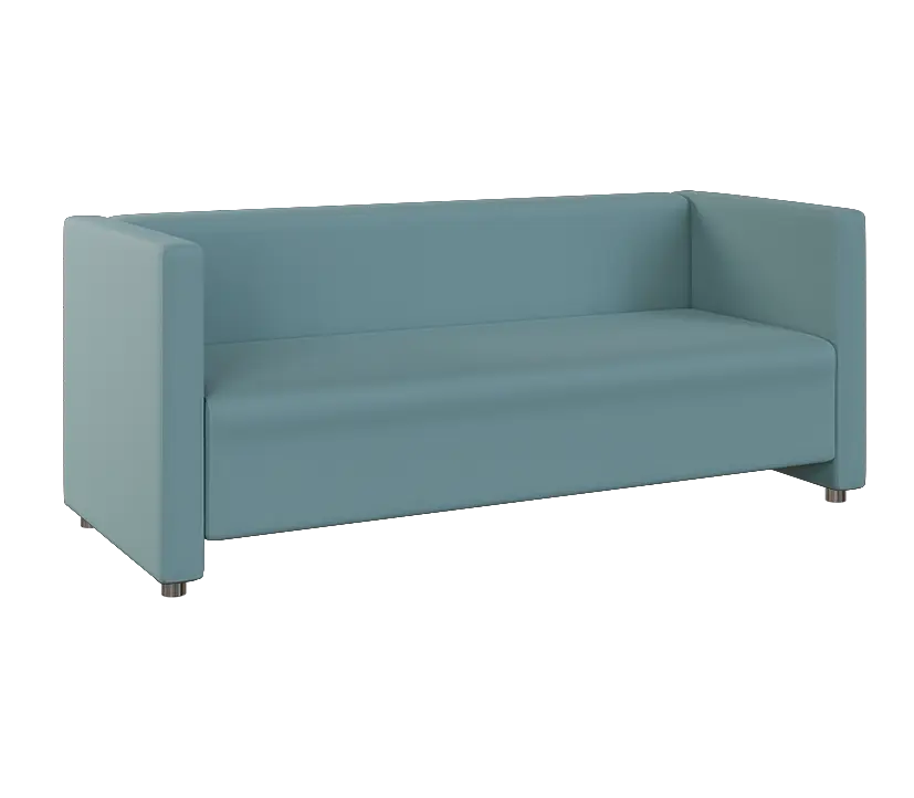 MIRA 3 pohovka, látka modrá vodní